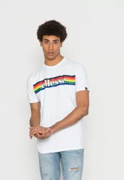 Ellesse DREILO - T-shirt Imprimé - White