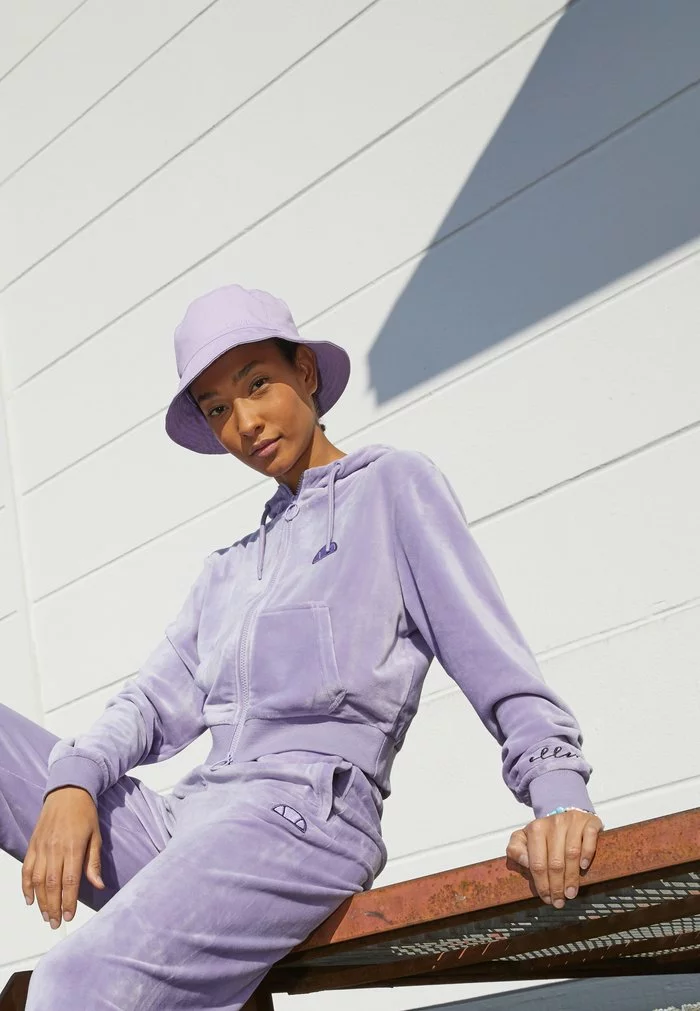 Ellesse PAREDE - Sweat à Capuche Zippé - Purple 1 Ellesse PAREDE - Sweat à Capuche Zippé - Purple