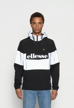 Ellesse SIRIAN 1/2 ZIP JACKET - Veste Légère - Black