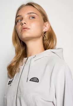 Ellesse KIRSTEN CROP HOODY - Sweat à Capuche Zippé - Light Grey -Ellesse Elegant Boutique 55a52f5a13be448e898a32cf8d0e6a04