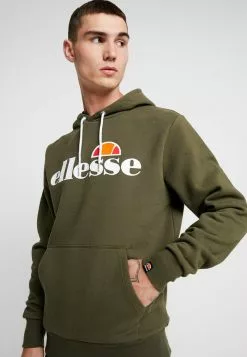 Ellesse GOTTERO - Sweat à Capuche - Khaki -Ellesse Elegant Boutique 56f57b453fba48288e939ac018025c92
