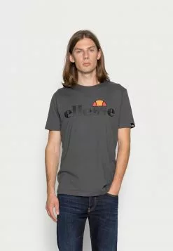 Ellesse PRADO - T-shirt Imprimé - Dark Grey