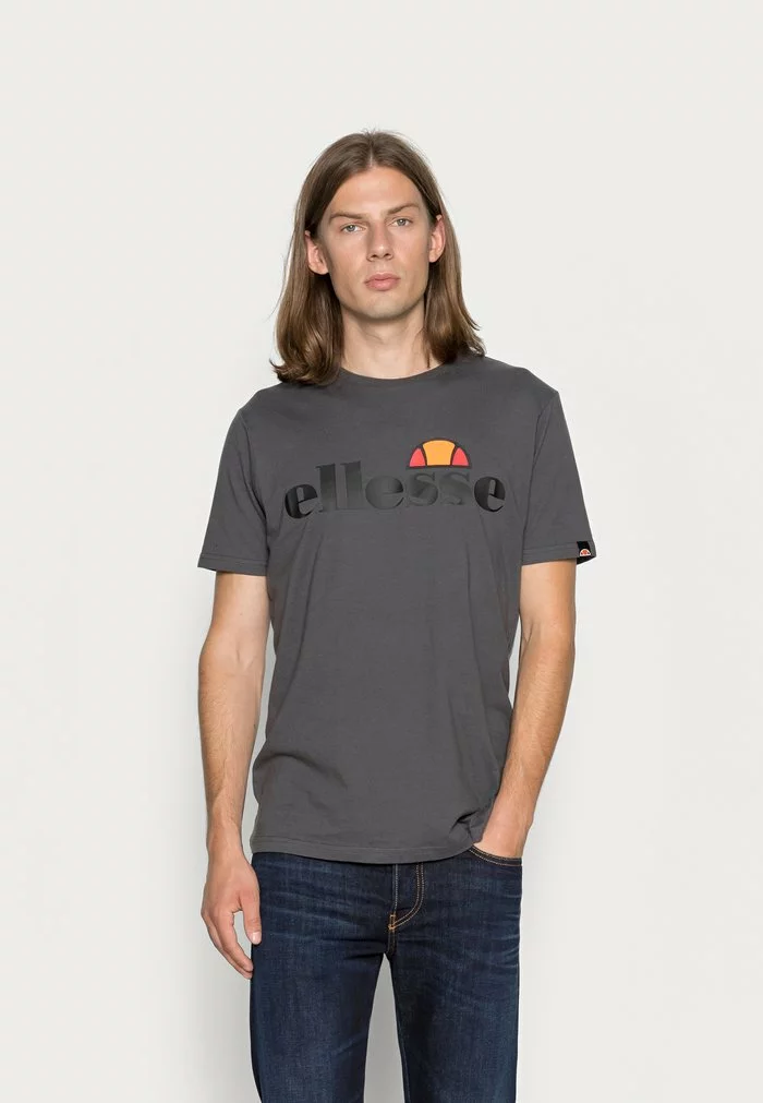 Ellesse PRADO - T-shirt Imprimé - Dark Grey 1 Ellesse PRADO - T-shirt Imprimé - Dark Grey