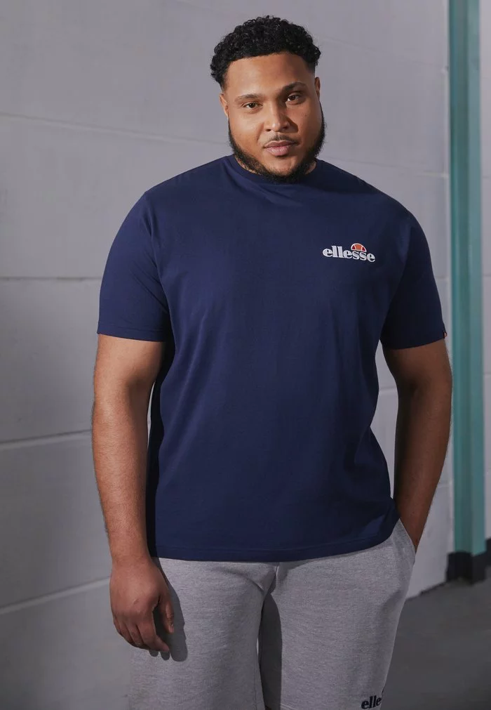 Ellesse VOODOO TEE - T-shirt Basique - Navy 1 Ellesse VOODOO TEE - T-shirt Basique - Navy