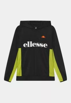 Ellesse HALF ZIP HOODY UNISEX - Sweat à Capuche - Black/green