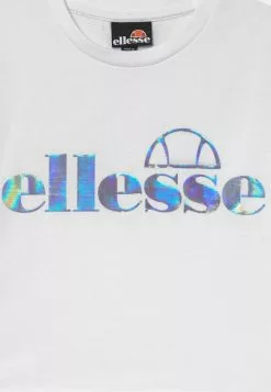Ellesse JORDALLA CROP TEE - T-shirt Imprimé - White -Ellesse Elegant Boutique 5b528e3ff5ec4ea09da1700f6879cfef