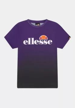 Ellesse JENA TEE - T-shirt Imprimé - Purple/black Fade