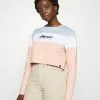 Ellesse BLOCK - T-shirt à Manches Longues - Light Pink