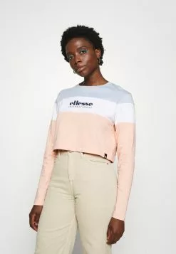 Ellesse BLOCK - T-shirt à Manches Longues - Light Pink