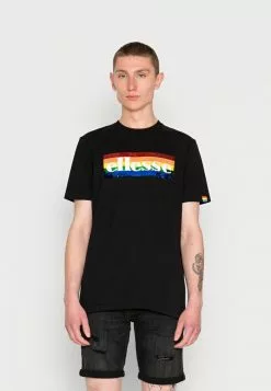 Ellesse UNITY UNISEX - T-shirt Imprimé - Black