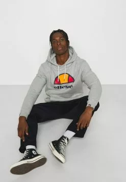 Ellesse DAHRYL OH HOODY - Sweatshirt - Grey Marl -Ellesse Elegant Boutique 635af192e03741d9ac00716997446d2d