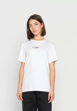 Ellesse STATION - T-shirt Imprimé - White