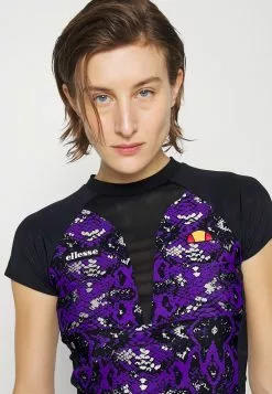 Ellesse MYCELLA TEE - T-shirt Imprimé - Black/multi-coloured -Ellesse Elegant Boutique 6f6477446fb14bc4b3f0dde8c60a42d0