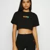 Ellesse RIONA - T-shirt Imprimé - Black