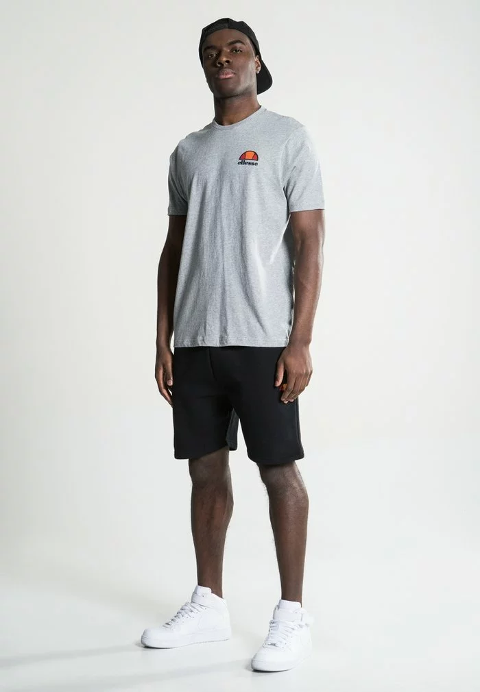 Ellesse CANALETTO - T-shirt Imprimé - Athletic Grey Marl 2 Ellesse CANALETTO - T-shirt Imprimé - Athletic Grey Marl – Image 2