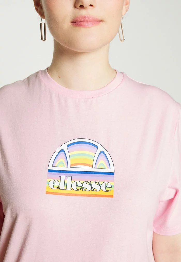 Ellesse TARDI TEE - T-shirt Imprimé - Light Pink 7 Ellesse TARDI TEE - T-shirt Imprimé - Light Pink – Image 7