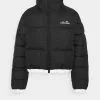 Ellesse CROPPED PUFFER JACKET - Veste D'hiver - Black