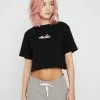 Ellesse FIREBALL - T-shirt Imprimé - Black