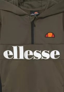 Ellesse HALF ZIP HOODY UNISEX - Sweat à Capuche - Khaki/black -Ellesse Elegant Boutique 796aa0df502d42de91e99167e53578a9