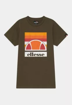 Ellesse REX TEE - T-shirt Imprimé - Khaki