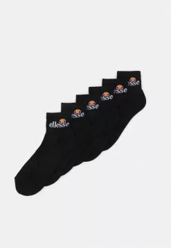 Ellesse VOLLI ANKLE SOCK 6 PACK UNISEX - Chaussettes - Black