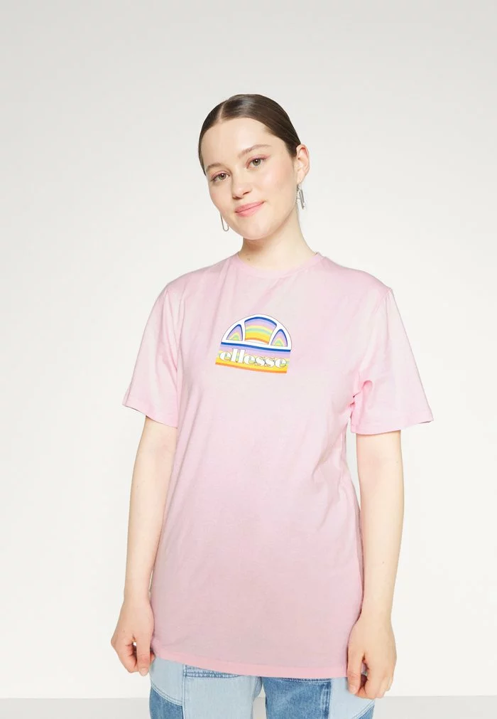 Ellesse TARDI TEE - T-shirt Imprimé - Light Pink 1 Ellesse TARDI TEE - T-shirt Imprimé - Light Pink