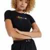 Ellesse ROMANCIA - T-shirt Imprimé - Black