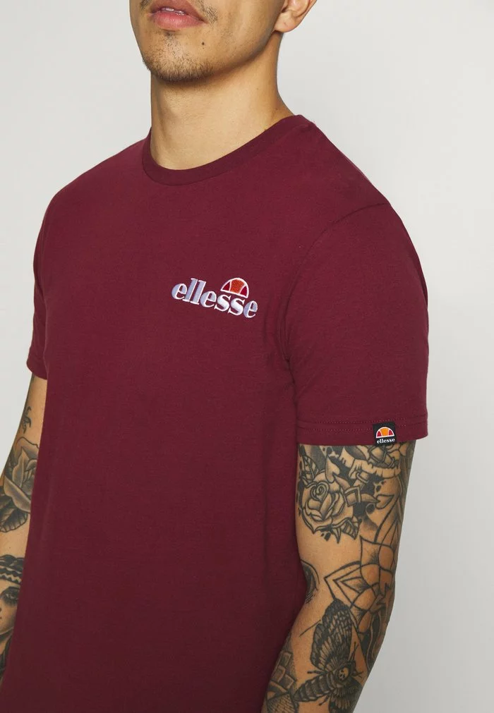Ellesse VOODOO - T-shirt Imprimé - Burgundy 6 Ellesse VOODOO - T-shirt Imprimé - Burgundy – Image 6