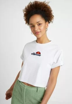 Ellesse FIREBALL - T-shirt Imprimé - White