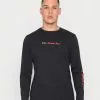 Ellesse SCHIUMA TEE - T-shirt à Manches Longues - Black