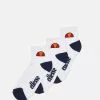 Ellesse DURANO ANKLE SOCK 3 PACK UNISEX - Chaussettes De Sport - White