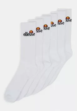 Ellesse ROMUNO UNISEX 6 PACK - Chaussettes - White