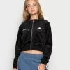 Ellesse KIRSTEN CROP HOODY - Sweat à Capuche Zippé - Black