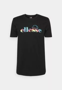 Ellesse OMORO TEE UNISEX - T-shirt Imprimé - Black