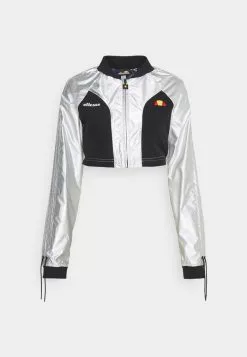 Ellesse HOUGHTON CROP TRACK - Veste De Survêtement - Silver -Ellesse Elegant Boutique a3eca29cf3fb4e6cb2480196ad3ea56c