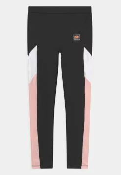 Ellesse BREEA UNISEX - Legging - Black/white/light Purple