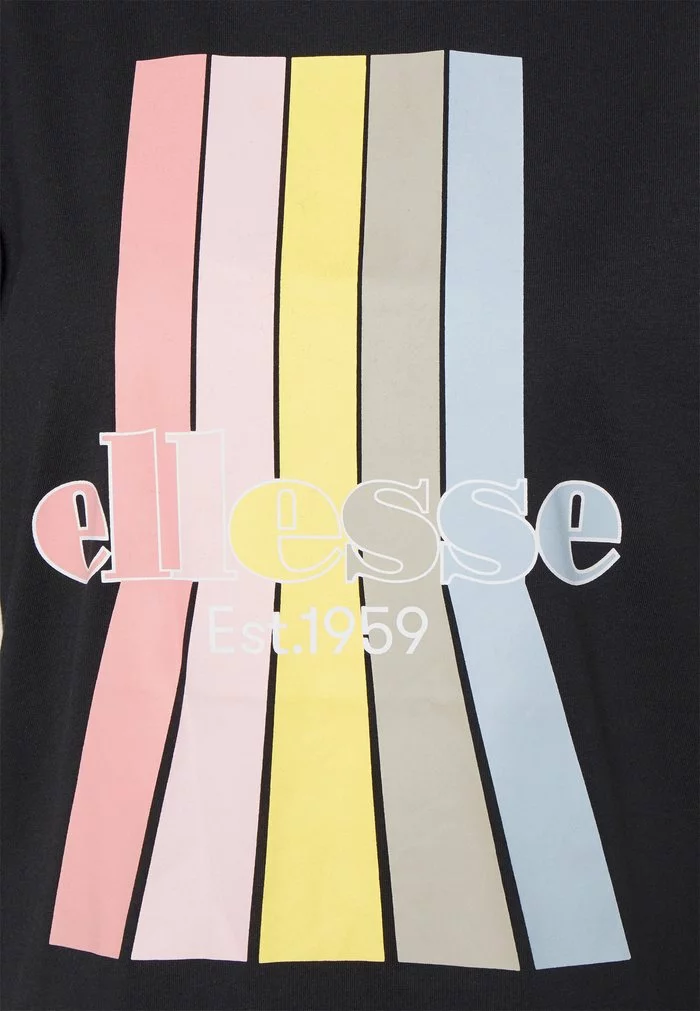 Ellesse LAVANDER - T-shirt Imprimé - Washed Black 5 Ellesse LAVANDER - T-shirt Imprimé - Washed Black – Image 5