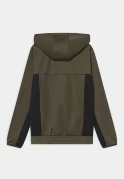 Ellesse HALF ZIP HOODY UNISEX - Sweat à Capuche - Khaki/black -Ellesse Elegant Boutique a97ea96e0f2b4bea931f1de2bbeb61a2