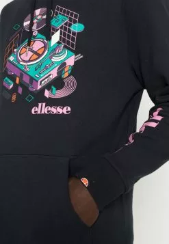 Ellesse SARAN OH HOODY - Sweatshirt - Black -Ellesse Elegant Boutique aa8e32457cd94234bab4b7bb378a7f8c