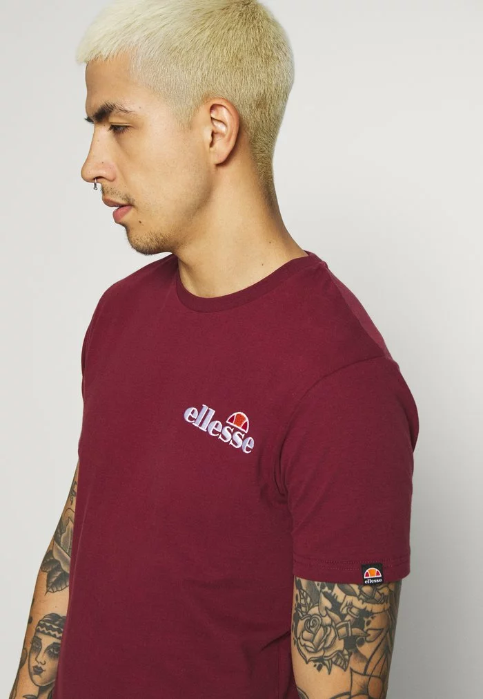 Ellesse VOODOO - T-shirt Imprimé - Burgundy 4 Ellesse VOODOO - T-shirt Imprimé - Burgundy – Image 4