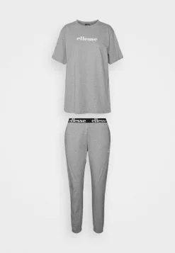 Ellesse LUCINALLA JOG PANT AND OVERSIZED TEE - Pyjama - Grey Marl