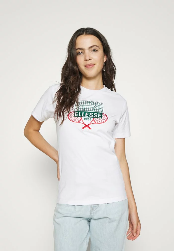 Ellesse TEENA - T-shirt Imprimé - White 1 Ellesse TEENA - T-shirt Imprimé - White