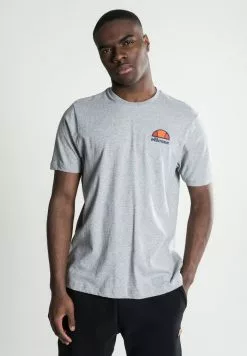 Ellesse CANALETTO - T-shirt Imprimé - Athletic Grey Marl