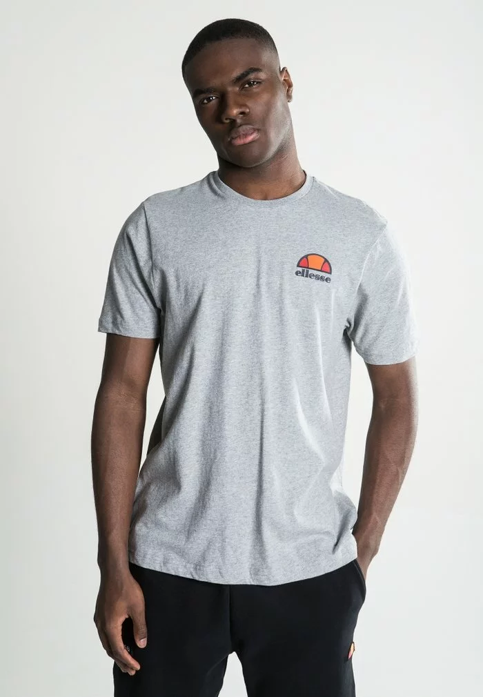 Ellesse CANALETTO - T-shirt Imprimé - Athletic Grey Marl 1 Ellesse CANALETTO - T-shirt Imprimé - Athletic Grey Marl