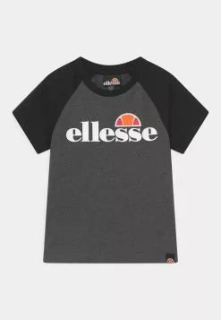 Ellesse VISTA - T-shirt Imprimé - Dark Grey Marl