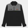 Ellesse CARTSON ZIP TRACK - Sweatshirt - Black