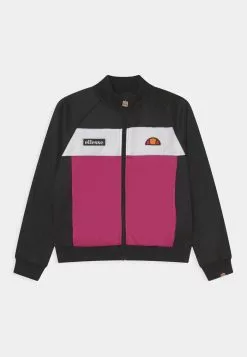 Ellesse MARGRETI CROP TRACK - Sweat à Capuche Zippé - Black/pink