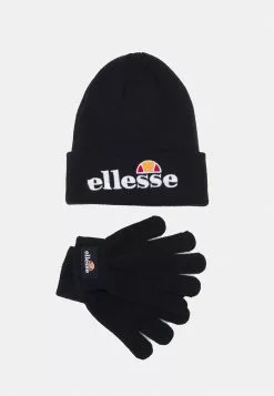 Ellesse VELLY AND BUBB BEANIE AND GLOVE SET UNISEX - Gants - Black