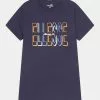 Ellesse LOGO - T-shirt Imprimé - Navy