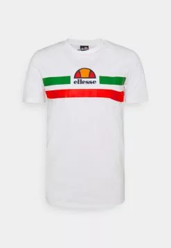 Ellesse APRELA TEE - T-shirt Imprimé - White/green -Ellesse Elegant Boutique bad0f2240ae04f78a31278cd524e1367